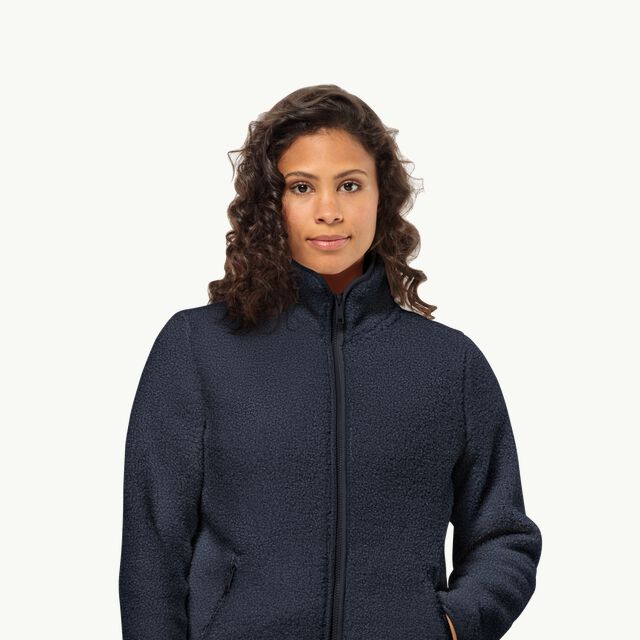 HIGH CURL W - Women\'s WOLFSKIN JACKET fleece - jacket JACK – night blue XS