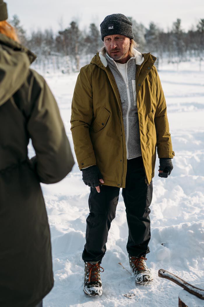 Jack shop wolfskin parka