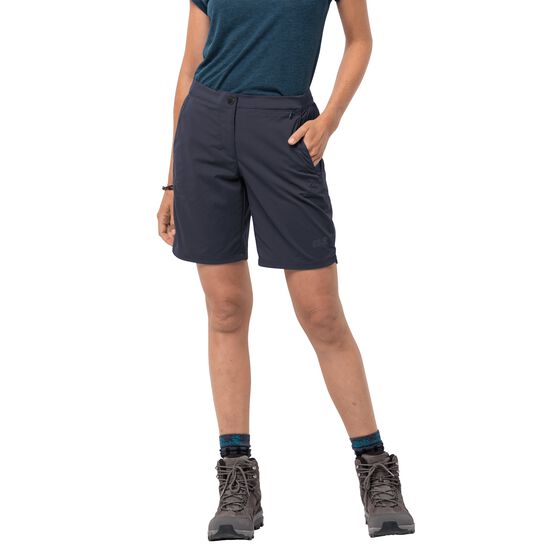 trousers SHORTS – HILLTOP WOLFSKIN W 36 - JACK Women\'s hiking TRAIL - graphite