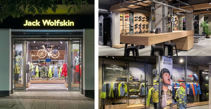 Jack Wolfskin store in Frankfurt